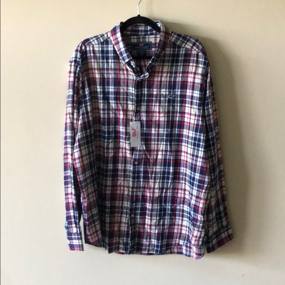 Vineyard Vines Plaid Button Down